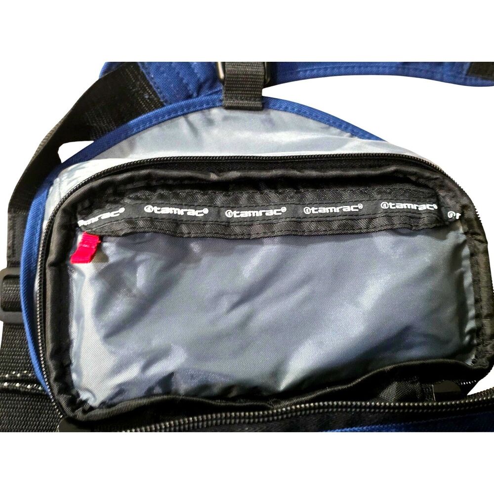 Tarmac Explorer 2 camera shoulder bag ~7 x 9 x 6" blue - Picture 4 of 11